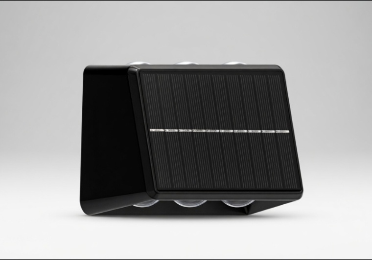 APLIQUE LED SOLAR UP/DOWN 6W NEGRO 12 TONOS MERCURY
