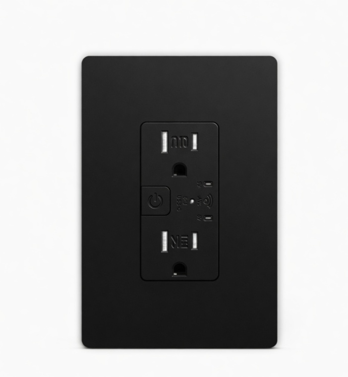 TOMA DOBLE SMART HOME TOUCH BLACK WIFI